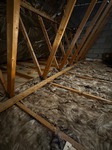 loft insulation and beams