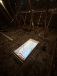 loft ladder hatch installed